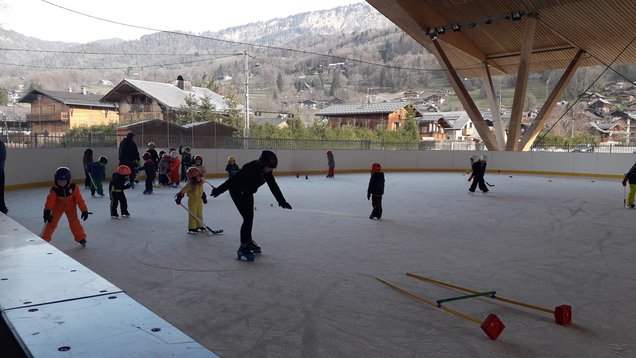 patin à glace 2019 patinoire de Samoëns